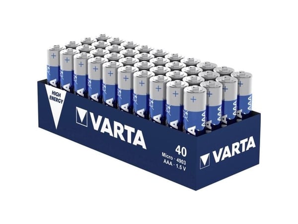 Varta Longlife Power 4903 - Batteri 40 x AAA / LR03 - Alkalisk