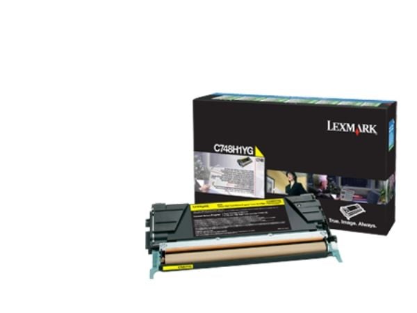 Lexmark - Høy ytelse - gul - original - tonerpatron LCCP, LRP - for Lexmark C748de, C748dte, C748e