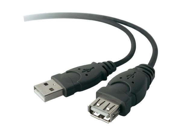 Belkin - USB-forlengelseskabel - USB (hann) til USB (hunn) - USB 2.0 - 4.8 m