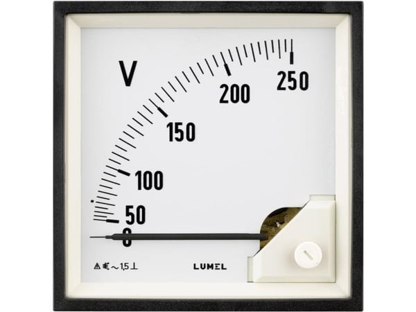 Lumel EA19 500V panelmåler 96 x 96 mm 500 V AC bløt jern