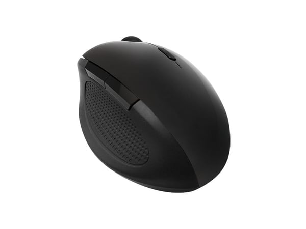 LogiLink ID0139, Høyre hendt, Optisk, RF kabel-fri, 1600 DPI, Sort