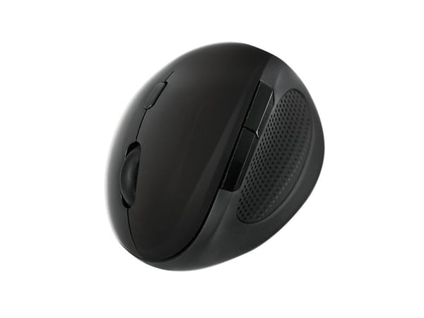 LogiLink ID0139, Høyre hendt, Optisk, RF kabel-fri, 1600 DPI, Sort