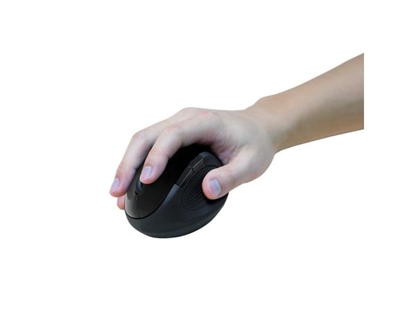 LogiLink ID0139, Høyre hendt, Optisk, RF kabel-fri, 1600 DPI, Sort