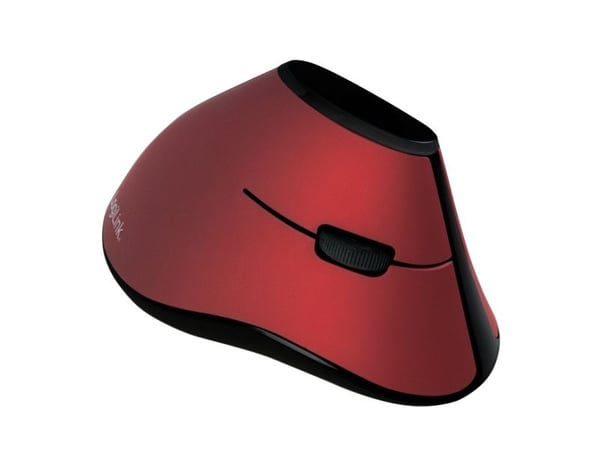 LogiLink ID0159, Høyre hendt, Optisk, RF kabel-fri, 1200 DPI, Sort, Rød