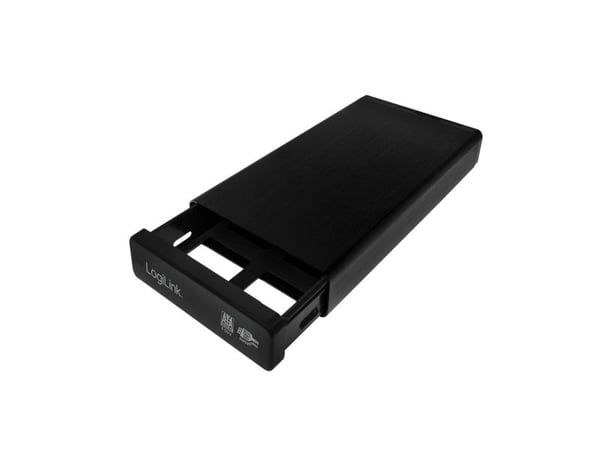 LogiLink UA0284, HDD-kabinett, 3.5", SATA, 5 Gbit/s, USB-tilkobling, Sort