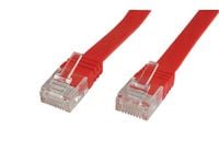 Microconnect V-UTP601R-FLAT, 1 m, Cat6, U/UTP (UTP), RJ-45, RJ-45, Punainen