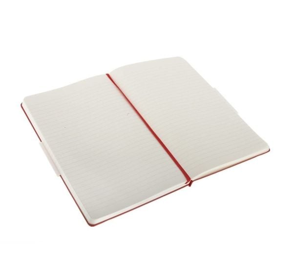 Moleskine Classic, Monokromatisk, Rød, 240 ark, Matt, Innbundet (hardcover), Voksen