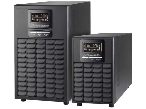 PowerWalker VFI 2000 CG PF1, Dobbeltkonvertering (Online), 2 kVA, 2000 W, 110 V, 300 V, 40/70 Hz
