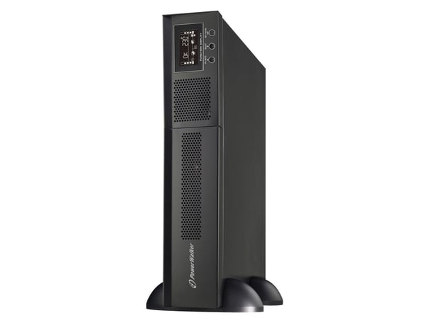 PowerWalker VFI 1000 RMG PF1, Dobbeltkonvertering (Online), 1 kVA, 1000 W, Sinus, 110 V, 300 V