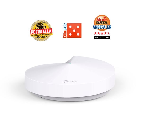 TP-Link DECO M5 - Wi-Fi-system - (ruter) - inntil 4500 kvadratfot - maske 1GbE - Wi-Fi 5 - Dobbeltbånd