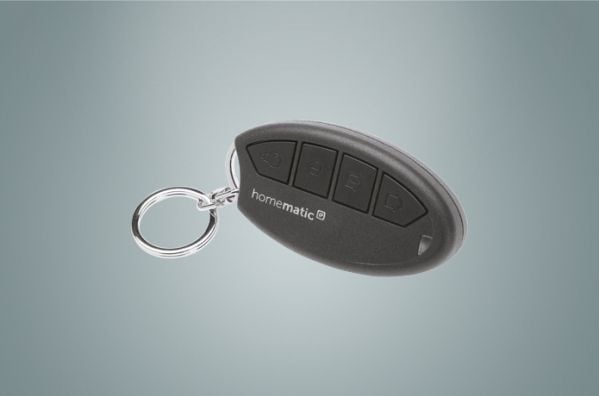 Homematic IP HmIP-KRCA, Smart hemenhet, RF Trådlös, Tryckknappar, Uppladdningsbara, IP20, Svart