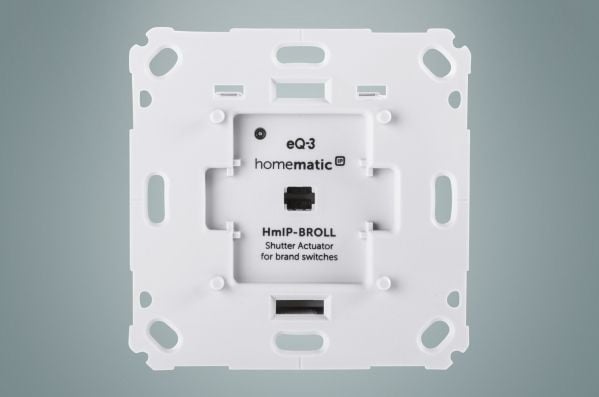 Homematic IP HmIP-BROLL, Sender, Hvit, 220 m, IP20, 0,2 W, 230 V