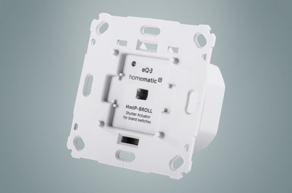 Homematic IP HmIP-BROLL, Sender, Hvit, 220 m, IP20, 0,2 W, 230 V