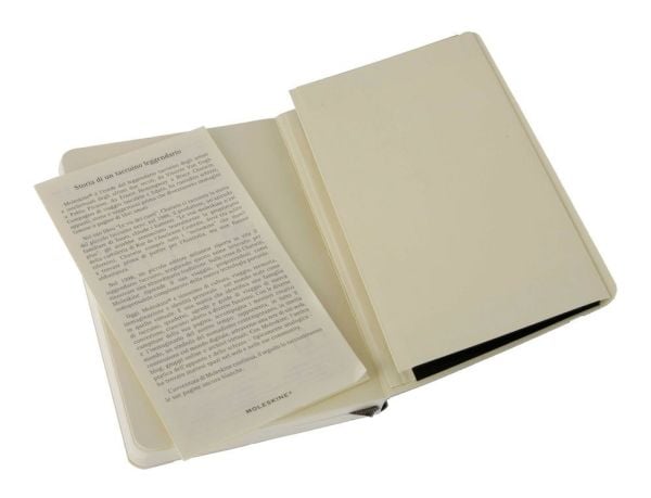 Moleskine QP613, Sort, 192 ark, Matt, Voksen