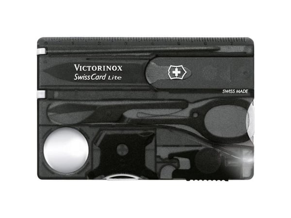 Victorinox SwissCard Lite Onyx, 54,5 x 82 x 4,5 mm, 69,5 g