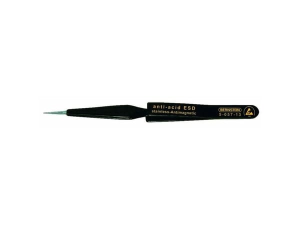 Bernstein 5-057-13, Rustfritt stål, Svart, Spiss, Rett, 13 g, 120 mm