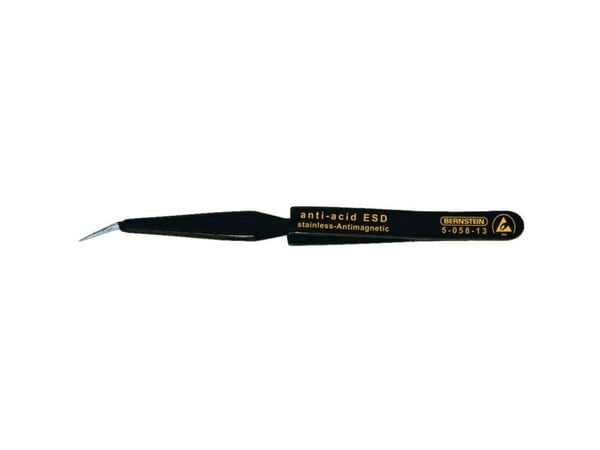Bernstein 5-058-13, Rustfritt stål, Svart, Konisk, Buet, 13 g, 120 mm