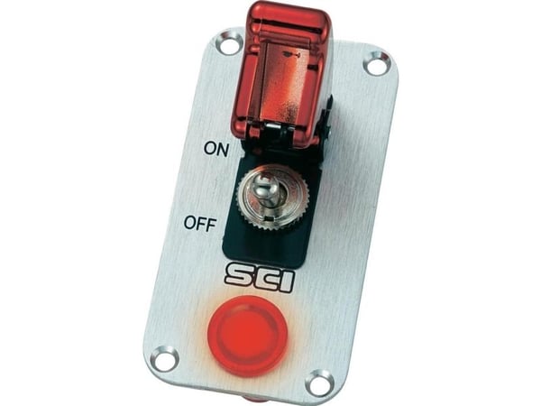 TRU COMPONENTS 1587936 bilbetjeningspanel TC-R18-P1A 12 V/DC 20 A, 1 x Av/På klikk, 1 stk