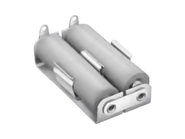 Keystone Electronics batteriholder 146 for 2x R6 (AA) loddetilkobling (L x B x H) 55 x 29 x 15 mm