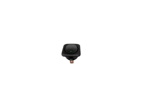 TRU COMPONENTS 1587625 bil-vippebryter TC-R13-203L-SQ grønn 12 V/DC 25 A 1 x Off/On klikk 1 stk