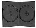 MediaRange BOX12-M, DVD-kotelo, 2 levyt, musta, Muovi, 120 mm, RoHS