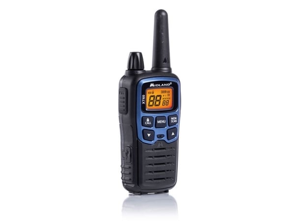 Midland XT60, 24 kanavaa, 446.00625 - 446.0937 MHz, LCD, AAA, 112 g, 54 x 33 x 120 mm