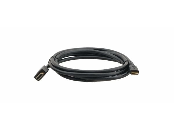 Kramer C-HM/HM/A-C Series C-HM/HM/A-C-3 - HDMI-kabel med Ethernet - 19 pin mini HDMI Type C hann til HDMI hann - 90 cm
