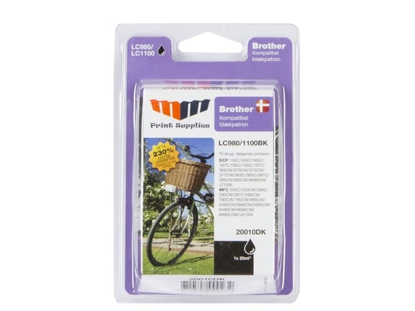 Black Inkjet Cartridge (LC980BK / LC1100BK)