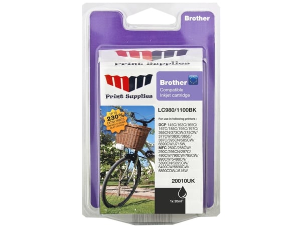 Black Inkjet Cartridge (LC980BK / LC1100BK)