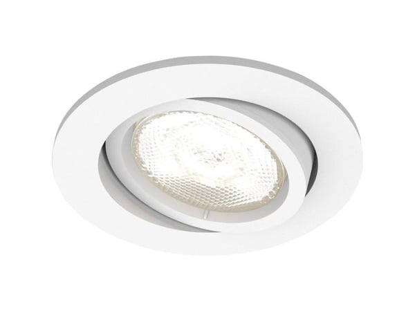 Philips myLiving Innfelt spot, Innsunket spotlight, Ikke-utskiftbare pærer, 1 ampuller, LED, 4,5 W, Hvit