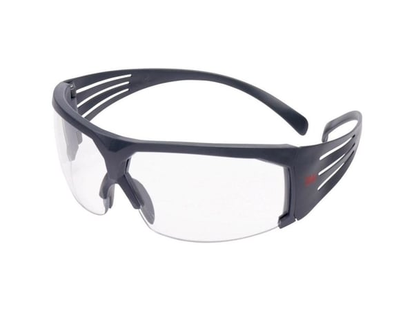 3M SecureFit Protective Eyewear, Vernebriller, Monteringsarbeid, Konstruksjons-/renoveringsarbeid, Svart, Gjennomsiktig, Plast, Polykarbonat