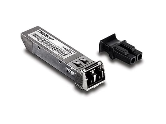 TRENDnet TI-MGBSX - SFP (mini-GBIC) transceivermodul - 1GbE - 1000Base-SX - LC multimodus - opp til 550 m - 850 nm - TAA-samsvar