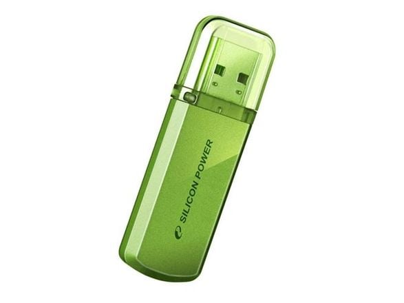 SILICON POWER Helios 101 - USB-flashstasjon - 8 GB - USB 2.0 - eplegrønn