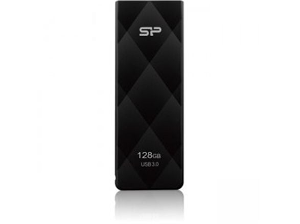 SILICON POWER Blaze B20 - USB-flashstasjon - 128 GB - USB 3.0 - matt svart