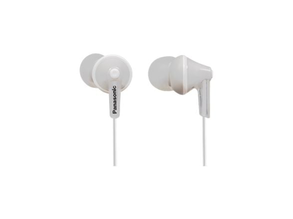 Panasonic RP-HJE125E-W - Ergofit - ørepropper - i øret - kablet - 3,5 mm jakk - hvit