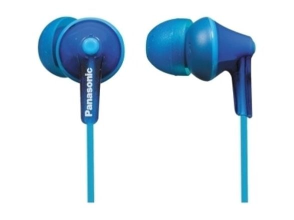 Panasonic RP-HJE125E-A - Ergofit - ørepropper - i øret - kablet - 3,5 mm jakk - blå