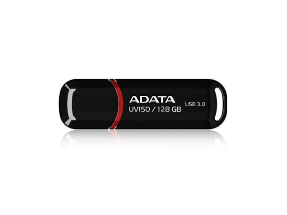 ADATA DashDrive UV150 - USB flash-enhet - 128 GB - USB 3.0 - svart