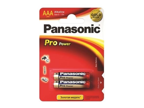 Panasonic Pro Power LR03PPG - Paristot ja akut 2 x AAA - Alkalisk
