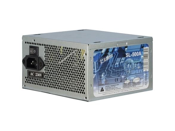 Inter-Tech Sonstige SL-500 - 2. gen - Strømforsyning (intern) - ATX - AC 230 V - 500 Watt - PFC