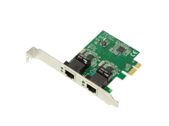 LogiLink PC0075, Intern, Koblet med ledninger (ikke trådløs), PCI Express, Ethernet, 1000 Mbit/s, Grønn
