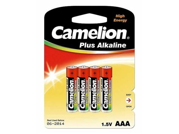 Camelion AAA/LR03 Plus Alkaline batterier, 4 st