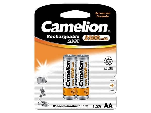 Camelion NH-AA2500-BC2 - Batteri 2 x AA-type - NiMH - (oppladbart) - 2500 mAh