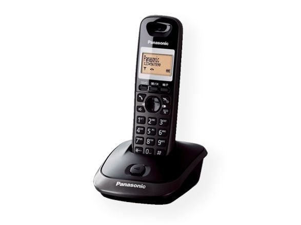 Panasonic KX-TG2511FX, DECT-telefon, Högtalartelefon, 50 poster, Namn och uppringnings-ID, Svart