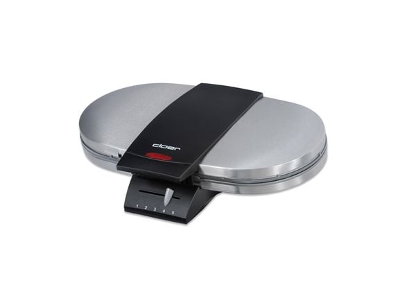 Cloer 1329 - Vaffeljern - 1.2 kW - matta rustfrit stål