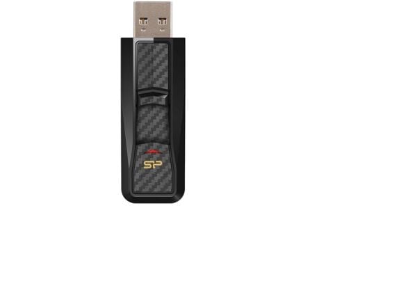 Silicon Power Blaze B50, 128 GB, USB A-tyyppi, 3.2 Gen 1 (3.1 Gen 1), 90 MB/s, Kaulus, Musta