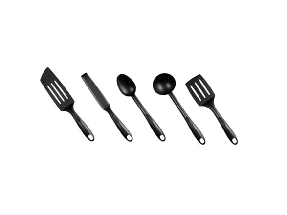 TEFAL virtuos utensilsett i høykvalitets nylon svart