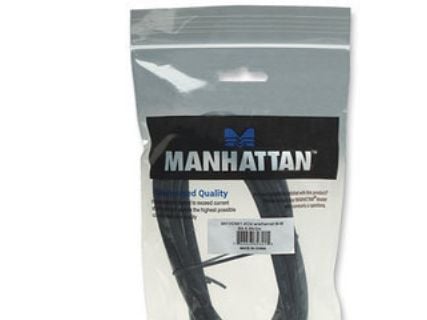 Manhattan 323215, 2 m, HDMI Typ A (standard), HDMI Typ A (standard), 3D kompatibilitet, 10,2 Gbit/s, Svart