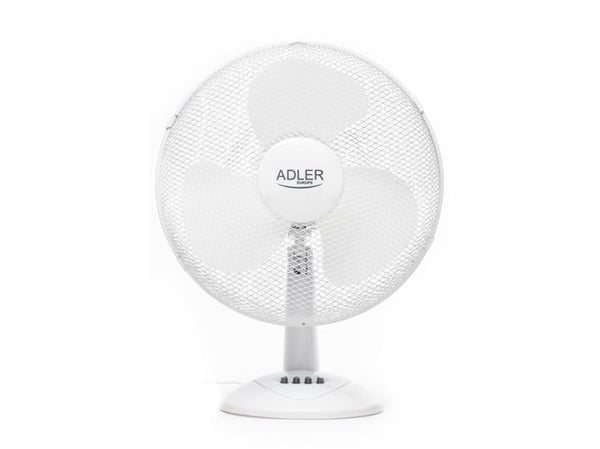 Adler AD 7304, Hvit, Bord, 43,5 dB, 40 cm, 90°, 55 W