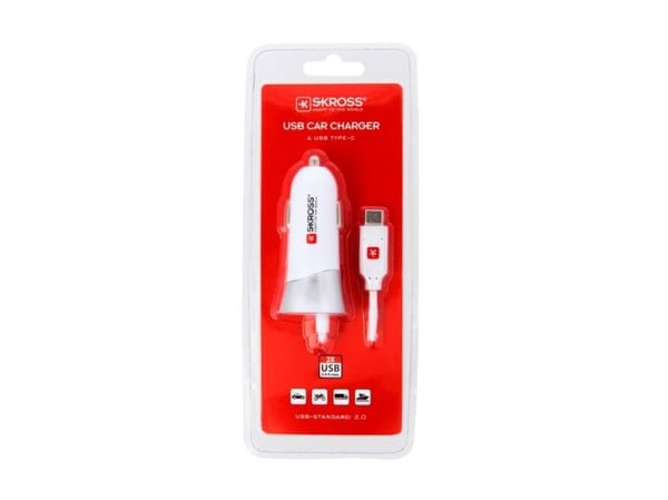 USB billaddare med Type C-kabel (2.0)