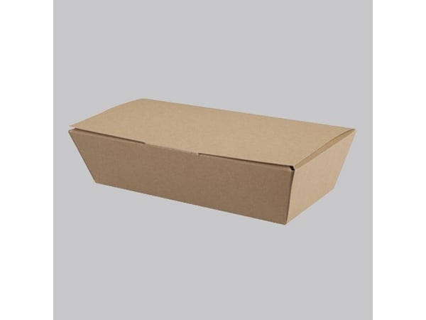 Æske 1550 ml 250/220x125/95x60 mm Kraft Brun, 150 stk/eske